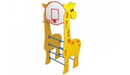 Шведская стенка Жираф
с баскетбольным кольцом