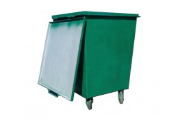 Контейнер металлический 0,75 м³ для мусора на колесах