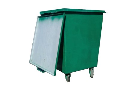 Контейнер металлический 0,75 м³ для мусора на колесах