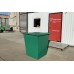 Комплект из 3 контейнеров металлических 0,75 м3 для раздельного сбора мусора - бумаги, пластика, стекла